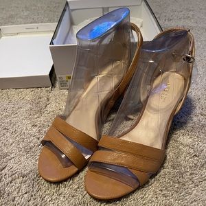 Nine West Wedges Size 10 : Light Brown
